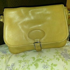 Leather Hampton Large Flap Messenger #7750 Black C