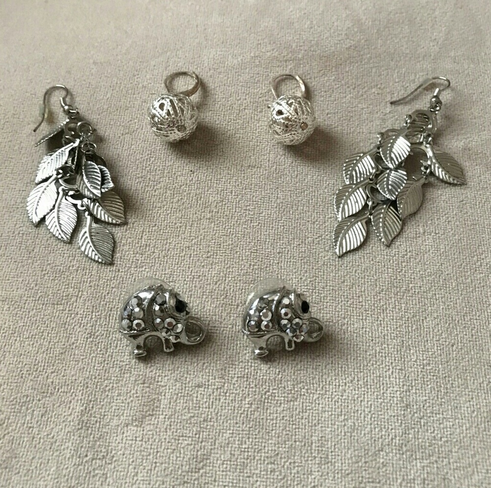 NWOT Silver Boho Earring Bundle!!