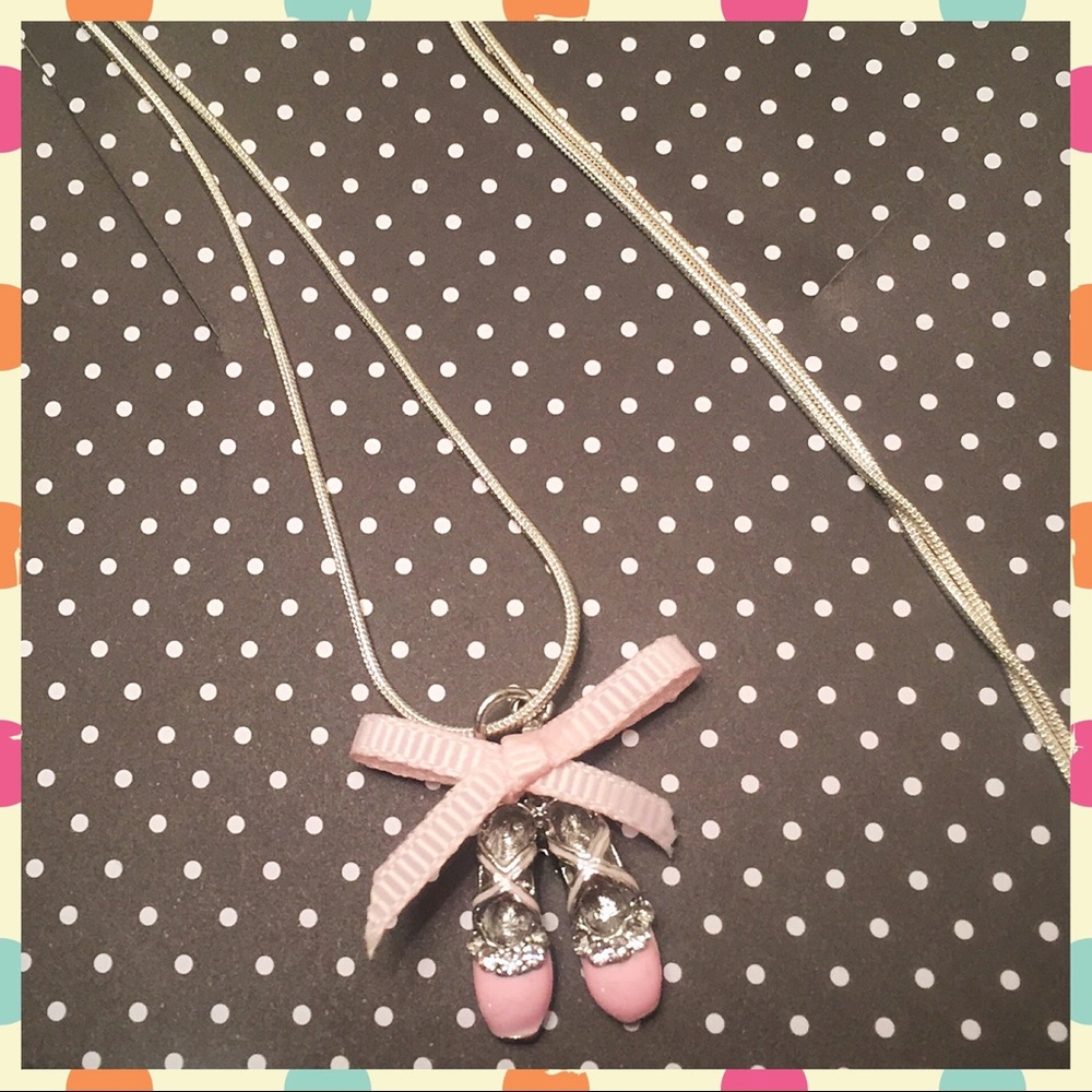 🛍4/$10🛍Handmade Ballet Shoes necklace
