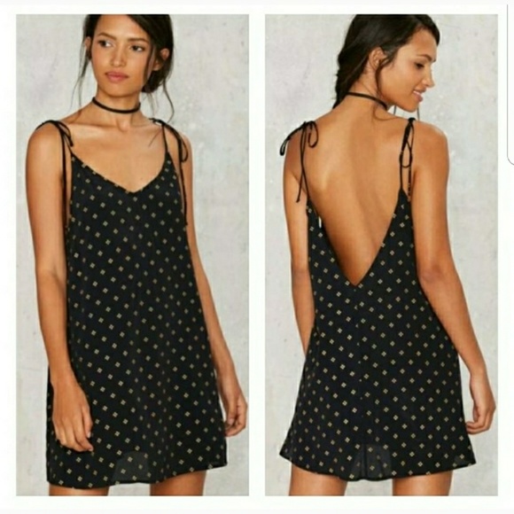 NASTY GAL  Dresses & Skirts - AFTER PARTY NASTY GAL GOLDEN DAYS TIE DRESS