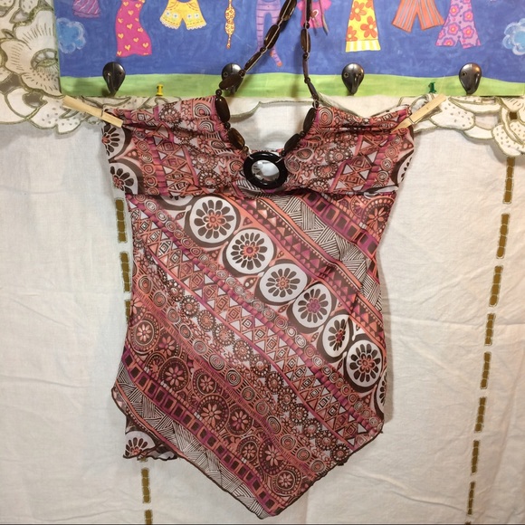 Charlotte Russe Tops - 🔥Charlotte Russe boho halter top