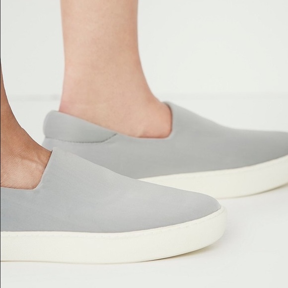 Free People Gray Naya Slip On Leather Sneaker - Picture 3 of 6