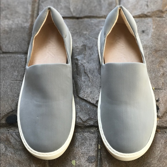 Free People Gray Naya Slip On Leather Sneaker - Picture 5 of 6