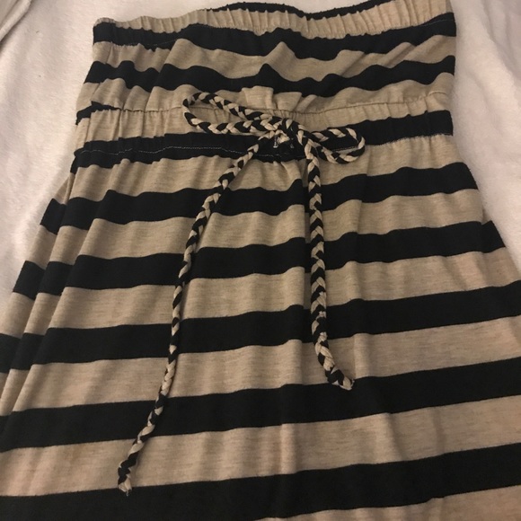 Stripped maxi summer dress - Picture 2 of 3