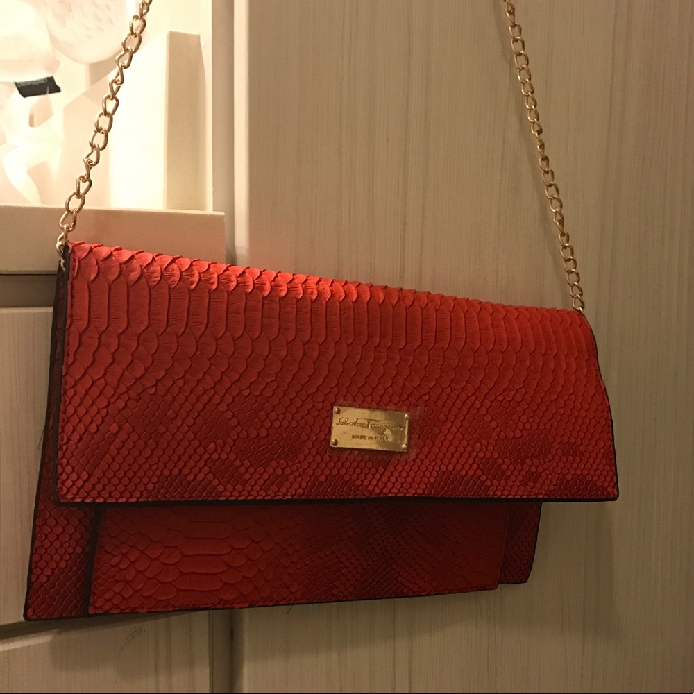 Salvatore ferragamo clutch bag