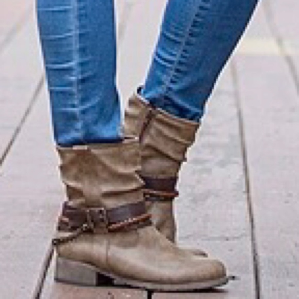 Brown Mechanic Boots