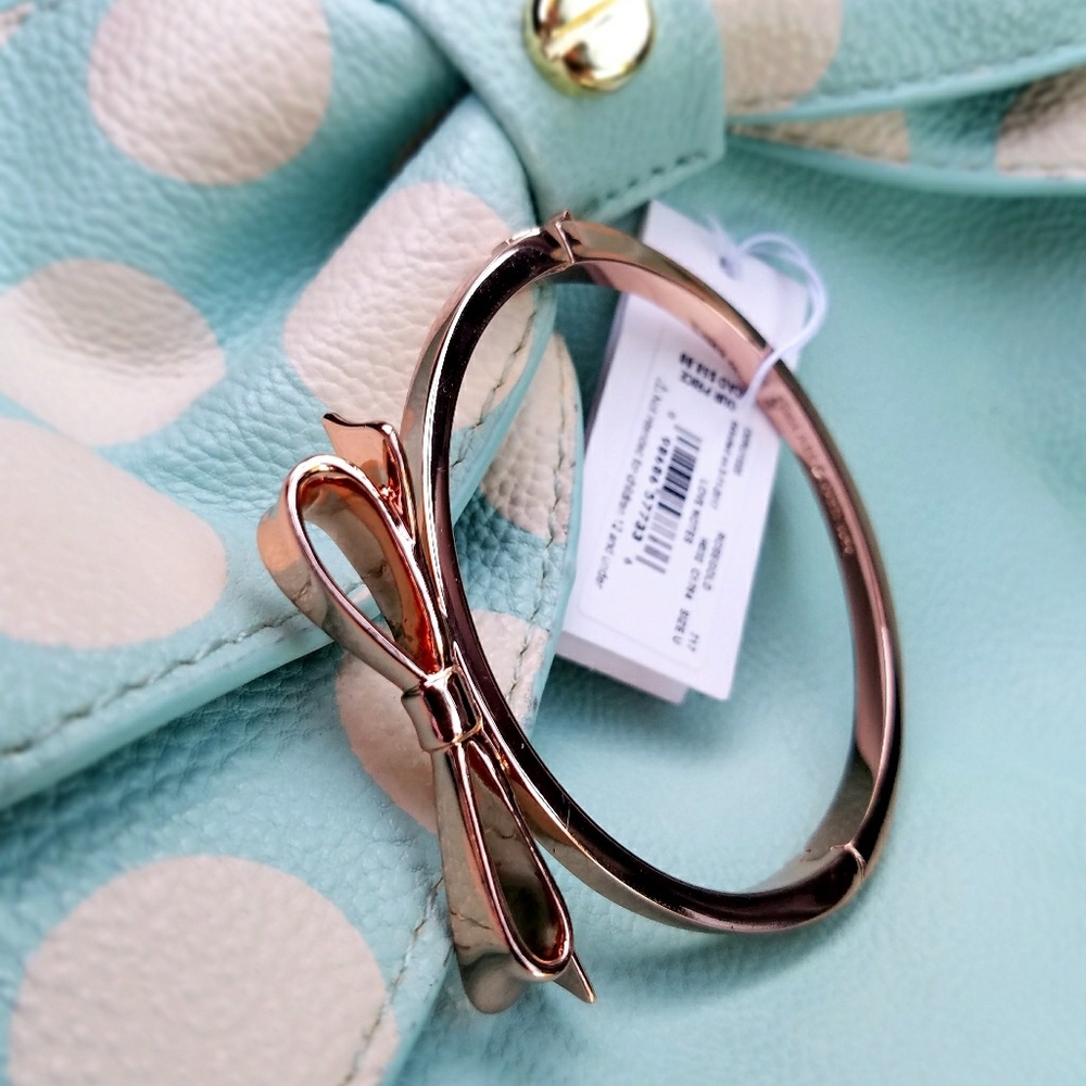 Kate Spade Rose Gold Bow Bracelet