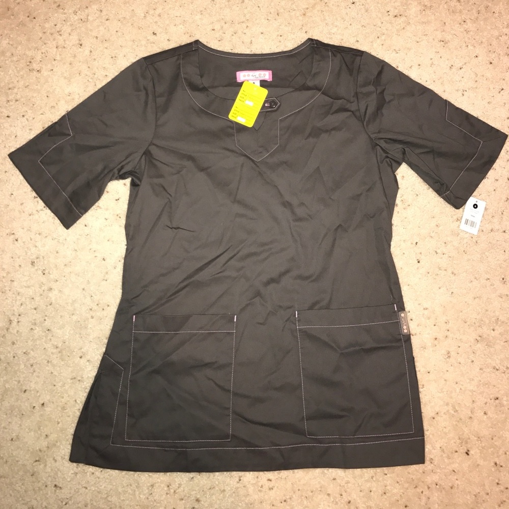 Cute Steel Small Scrub Top