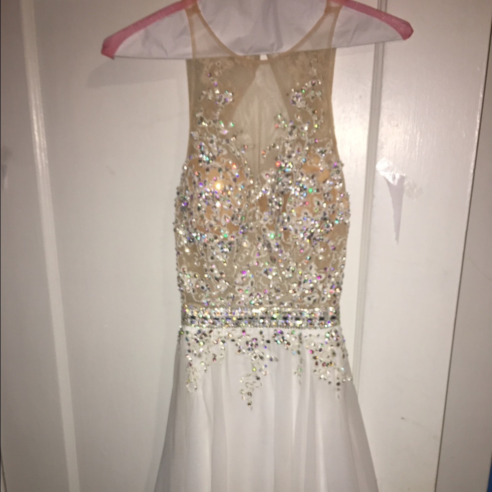 White Prom Dress for sale!