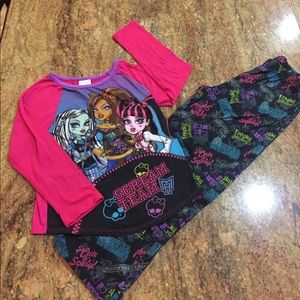 Girls Monster High pajama set