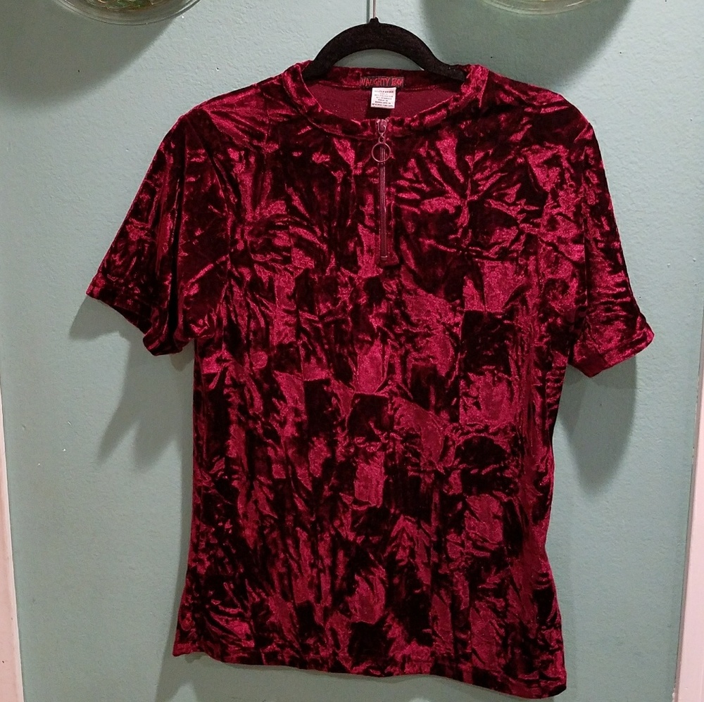 Vintage Velvet Checkered Shirt