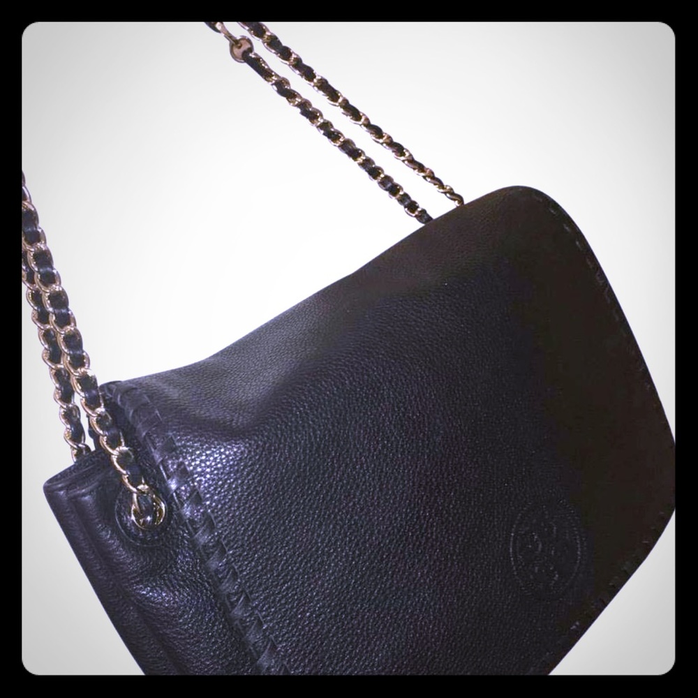 Tory burch black shoulder bag