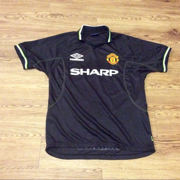 Umbro Shirts | 90s Manchester United Sharp Soccer Jersey ...