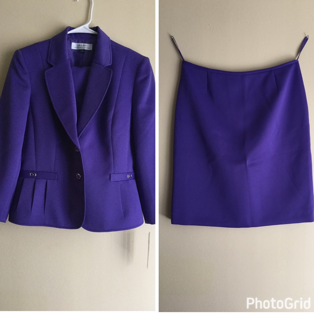 Tahari skirt suit