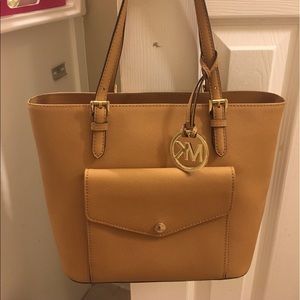 Tan Micheal kors leather bag