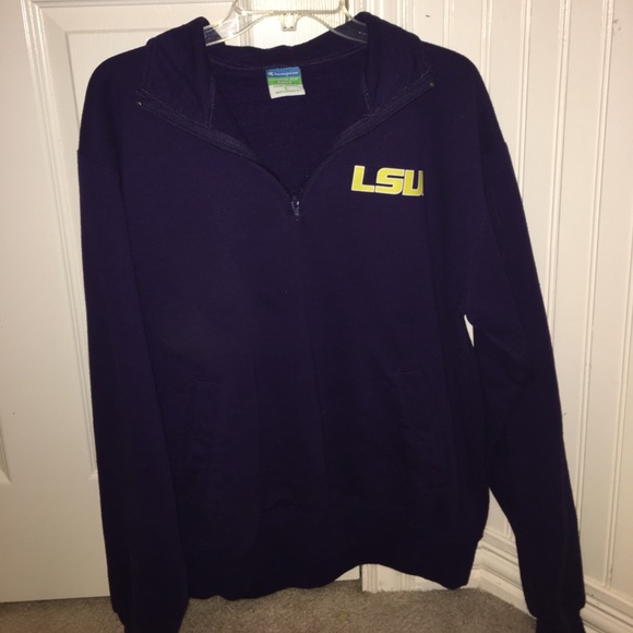 lsu fleece pullover