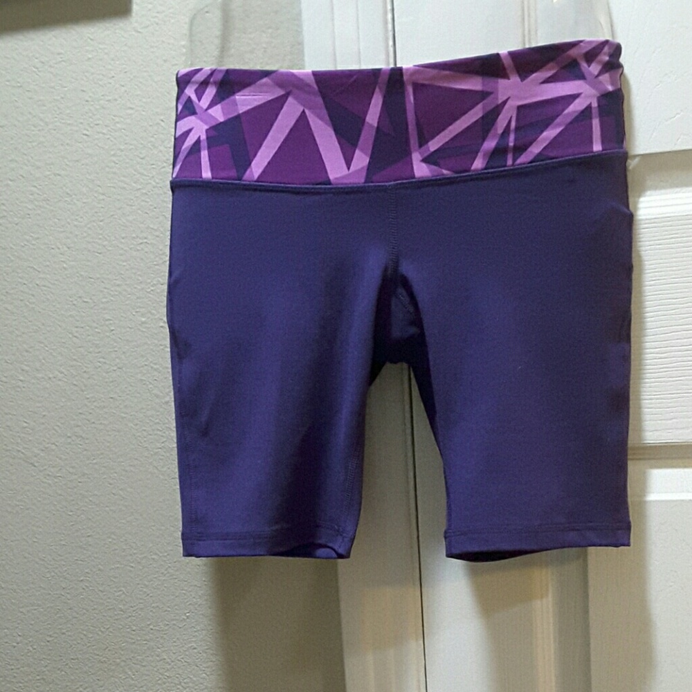 Purple Exercise Shorts - New - Small