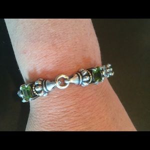 Sterling silver bracelet with Gorgeous stones!