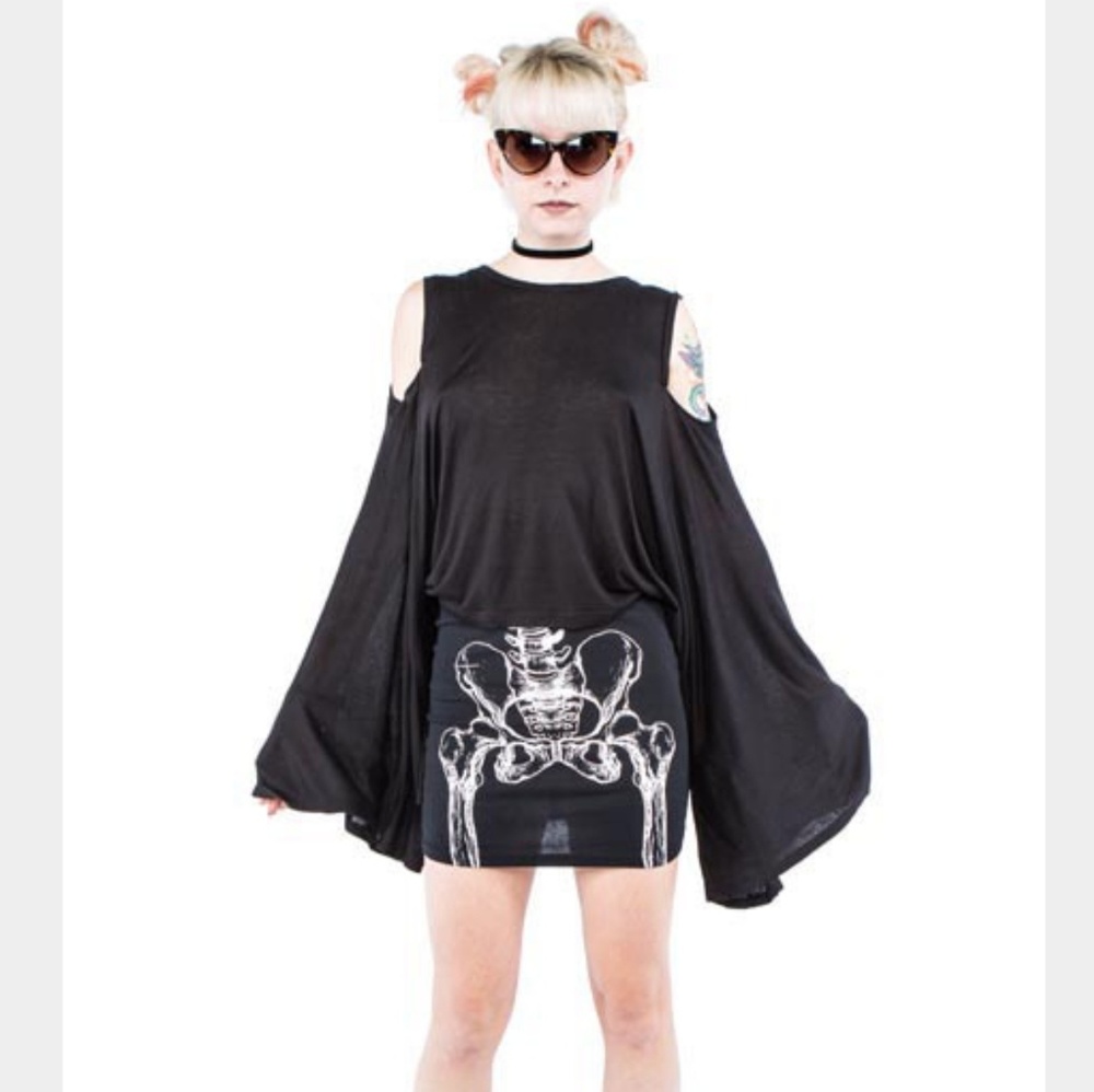 I HEART MAXI TWO WAY CAPE TOP