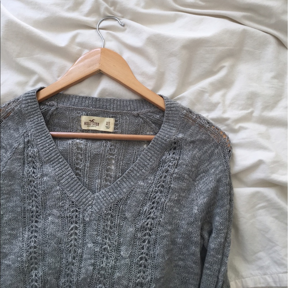 Hollistar Knit Grey 💫