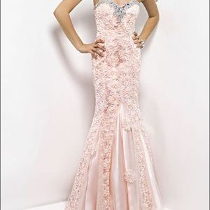 Blush Prom Dress Size 8