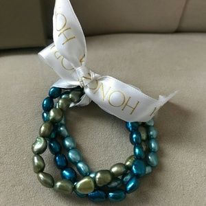 NWOT Hornora Pearl Set of 3 Bracelets!!
