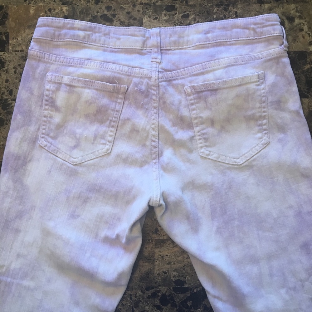 Az  JeAn Co tIe-diE pUrpLe HazE  sTreTcHy - Picture 4 of 11