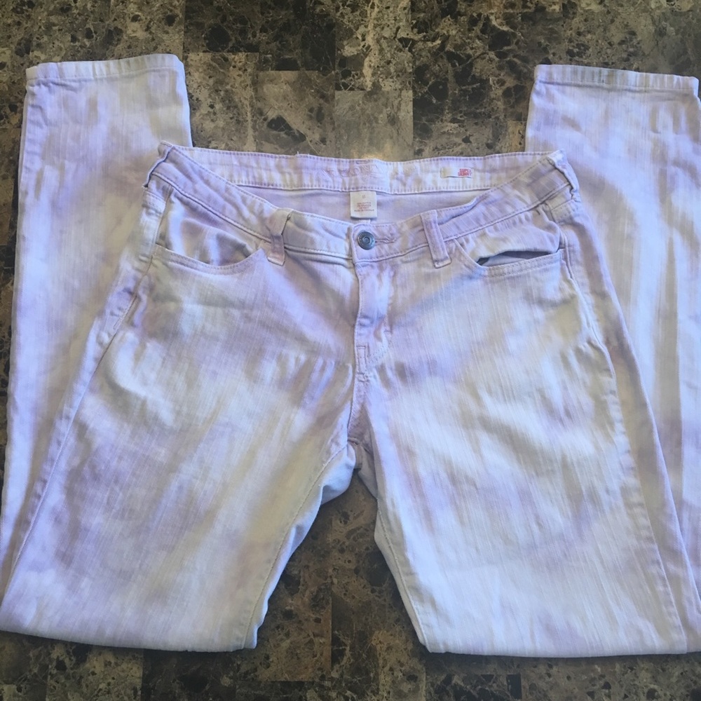 Az  JeAn Co tIe-diE pUrpLe HazE  sTreTcHy - Picture 5 of 11