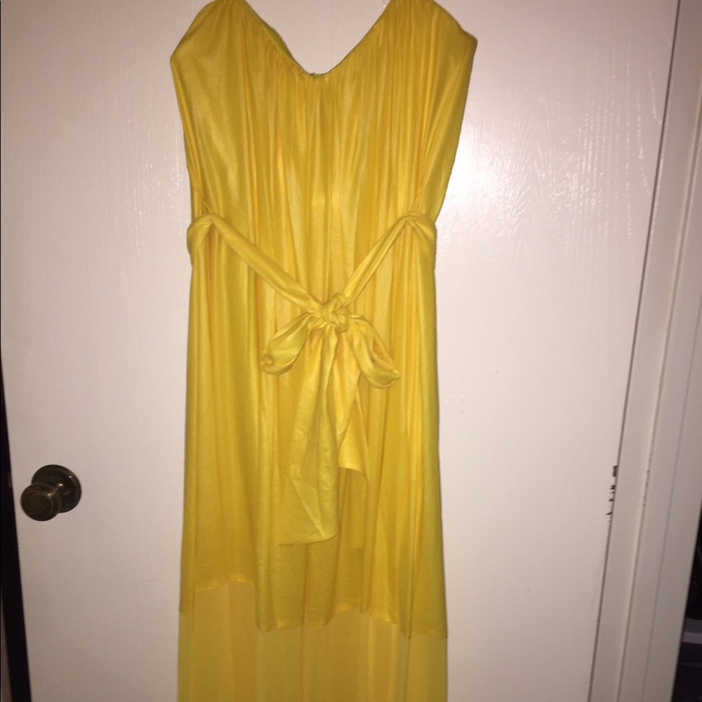 Yellow BCBG Dress