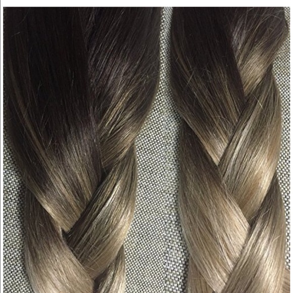 Brazilian Balayage Clip in Extensions 16 inches main image 7