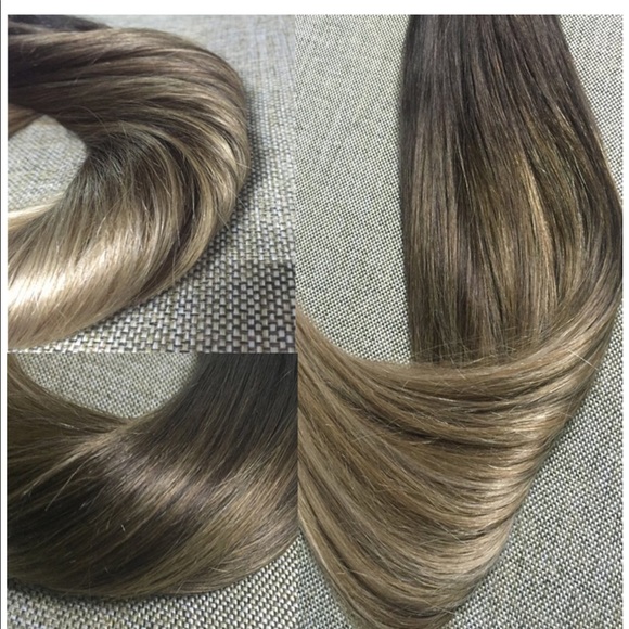 Brazilian Balayage Clip in Extensions 16 inches main image 8