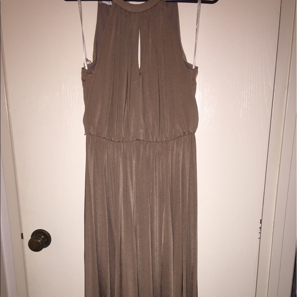 Beige/champagne formal dress