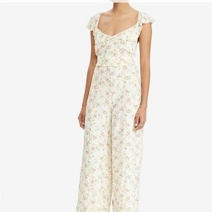 Demin & Supply floral jump suit