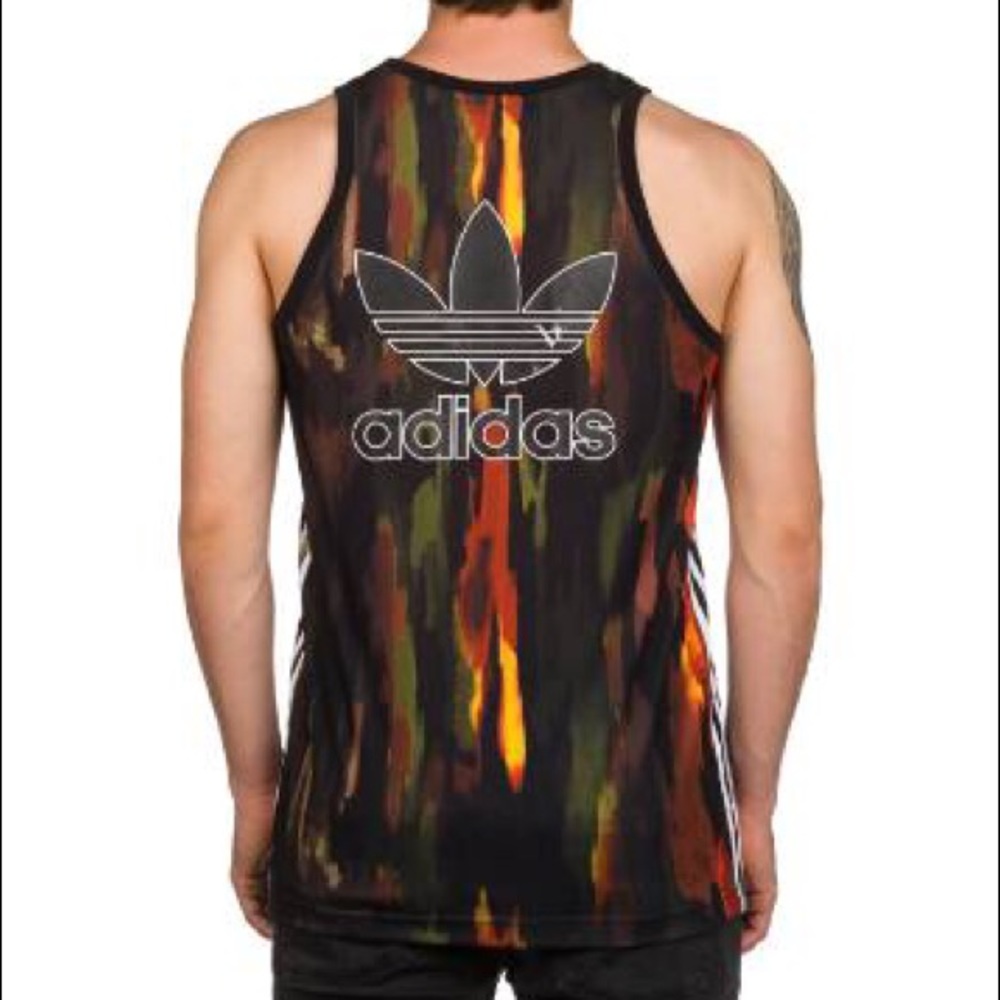 NWT ADIDAS PHARRELL WILLIAMS ISLAND TREE TANK TOP - Picture 5 of 8