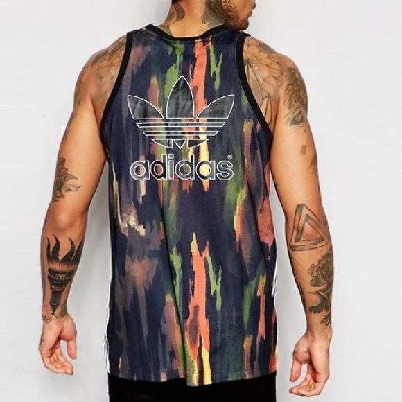NWT ADIDAS PHARRELL WILLIAMS ISLAND TREE TANK TOP - Picture 2 of 8