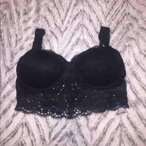 black push-up bralette from pink size XS