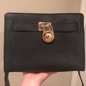 Michael Kors Hamilton Lock Saffiano Crossbody Bag