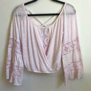 Light Pink Lace Top