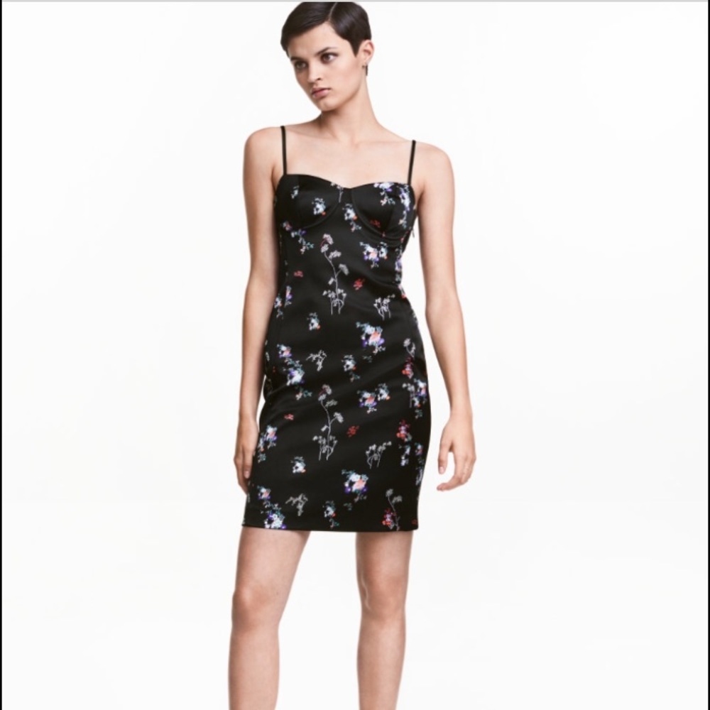 Brand New-floral vintage style cocktail dress.