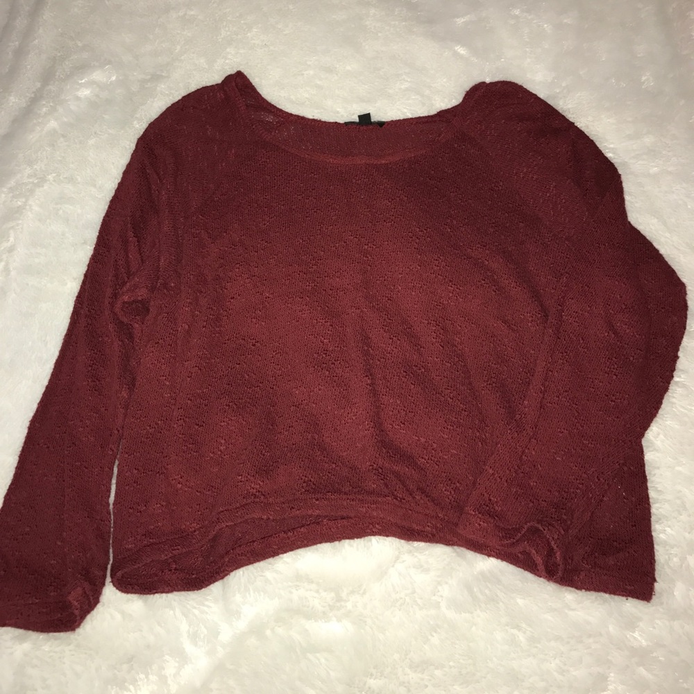 Topshop cropped sweater