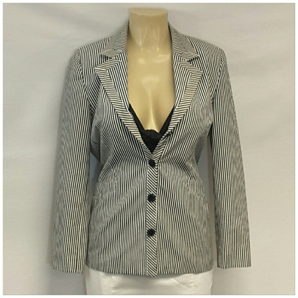 CHRISTIAN FRANCIS ROTH, Striped Blazer, size 6