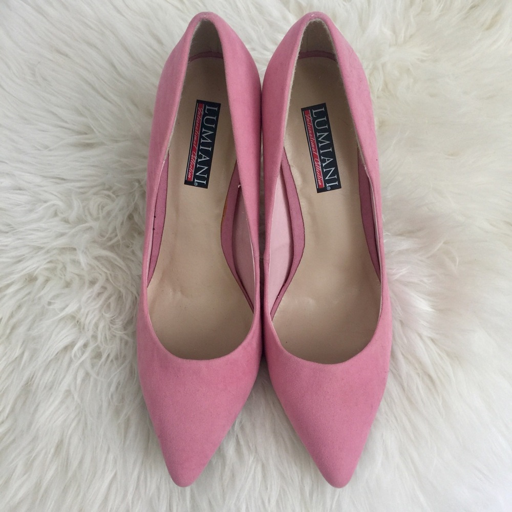 Pink Suede Pumps NWT - Picture 2 of 8