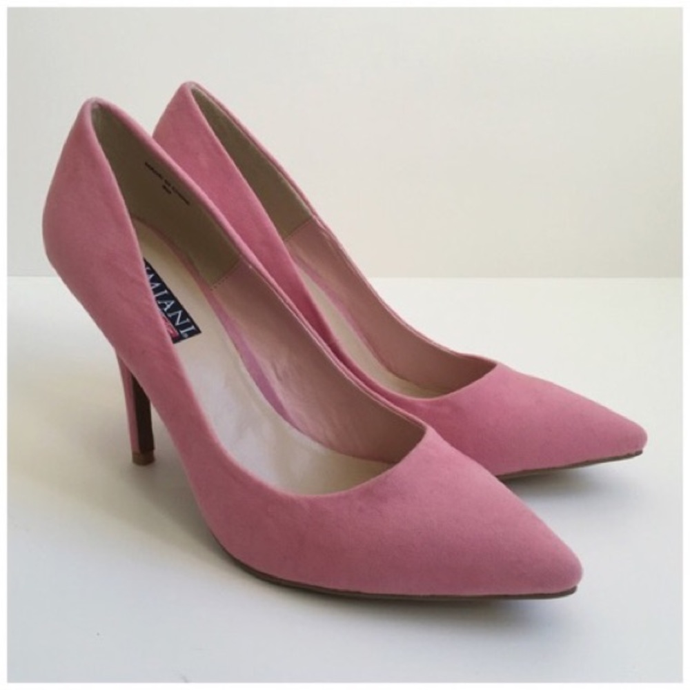 Pink Suede Pumps NWT - Picture 3 of 8