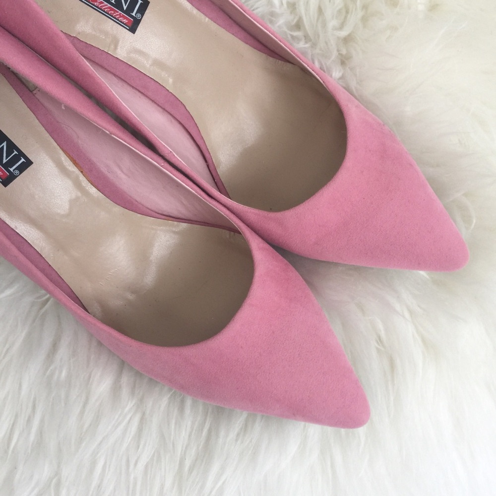 Pink Suede Pumps NWT - Picture 4 of 8