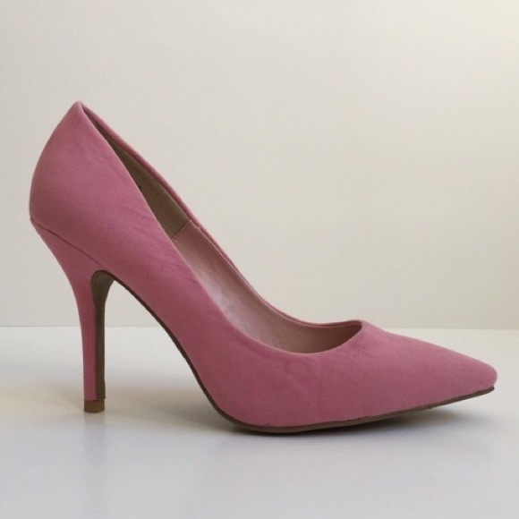 Pink Suede Pumps NWT - Picture 5 of 8