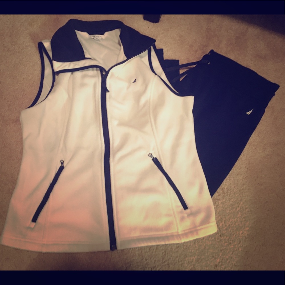 Like New Nautica Vest/Pant Set