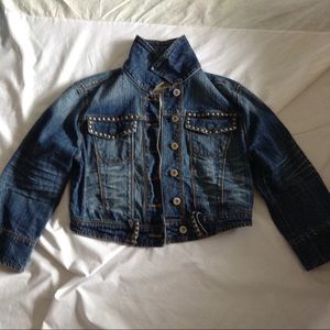 American Rag cropped jean jacket (small)