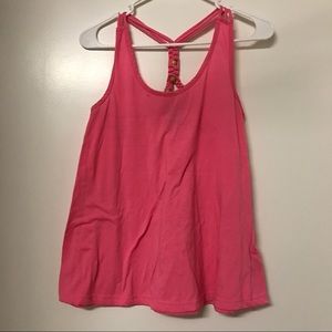 H&M neon pink summer tank top