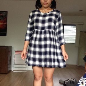 Forever21 plaid Babydoll dress (medium)