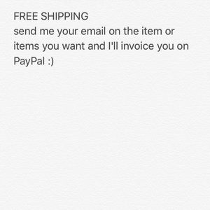 Free shipping ... help me help you :)
